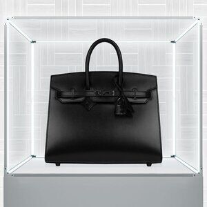 Hermès & Chrome Hearts - So Black Birkin 25